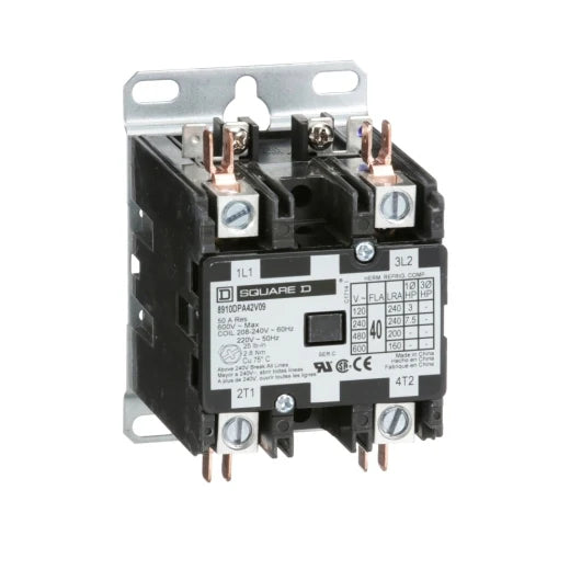 Reliable 2-Pole Contactor for Sauna Control Boxes - 40 Amp, 208-240V ...