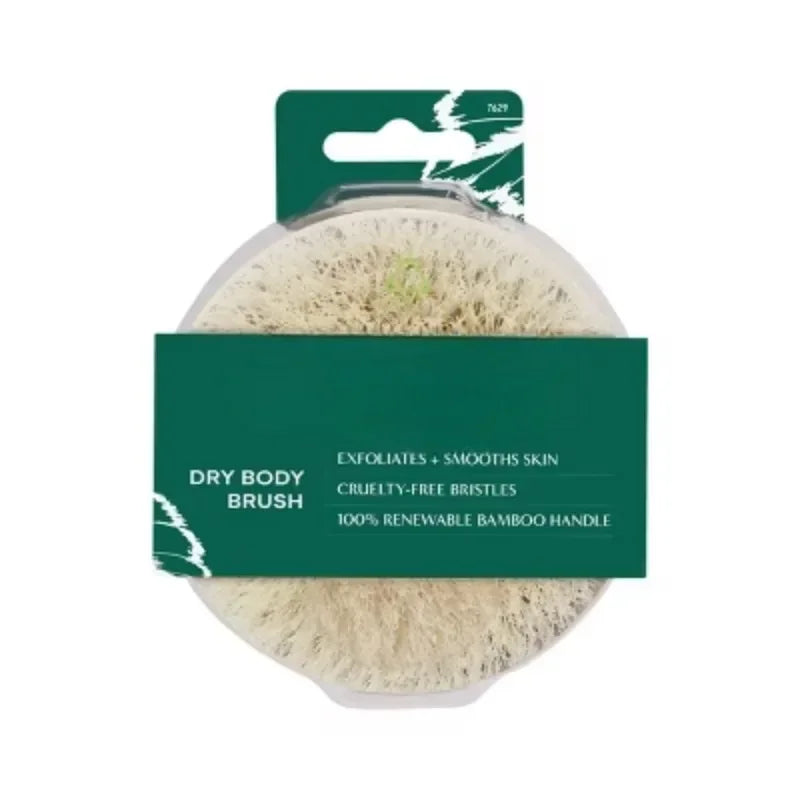 Dry Body Brush - Grey, best for exfoliating and smoothing skin